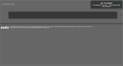 Desktop Screenshot of eh-direkt.de